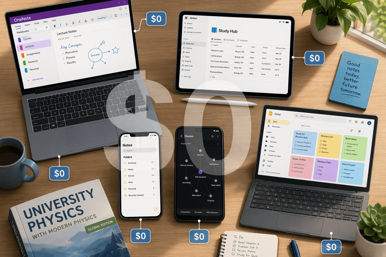 Free vs Paid Note-Taking Apps for Students 2026: When Free Isn't Enough (Honest Threshold Guide)