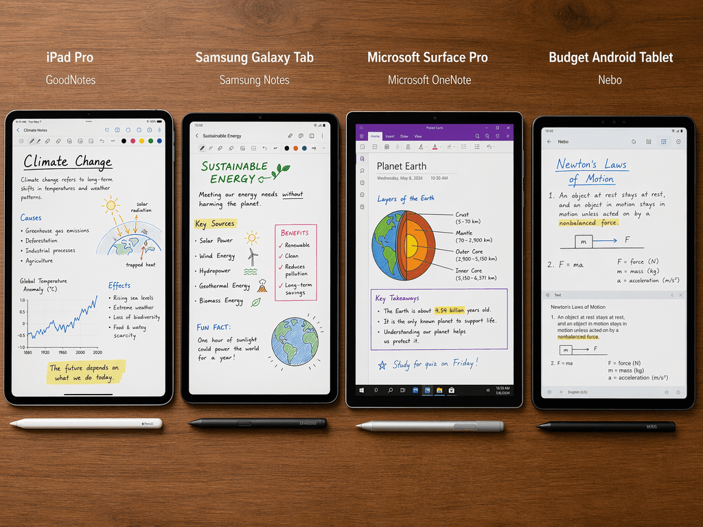 Best Note-Taking App with Stylus: A Device-First Comparison for iPad, Android, and Windows