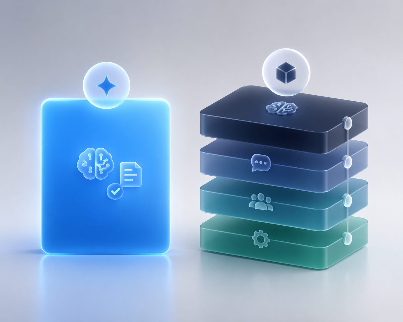 Simple all-inclusive pricing block compared with layered add-on pricing cards
