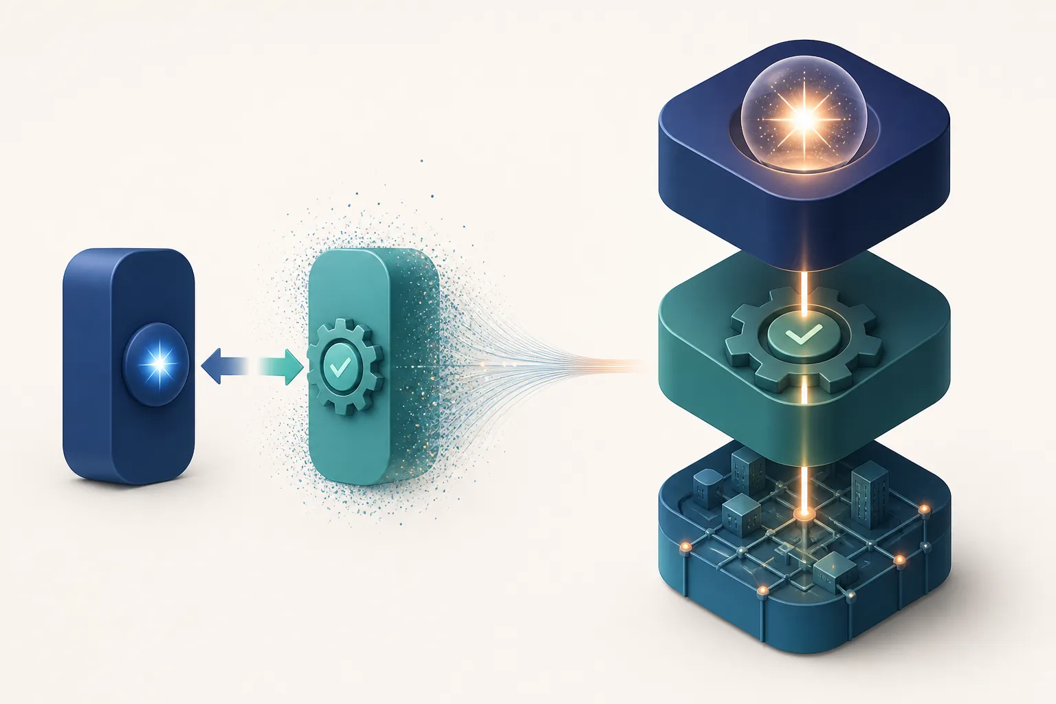 Two apparent product rivals resolving into a connected three-layer AI and collaboration stack