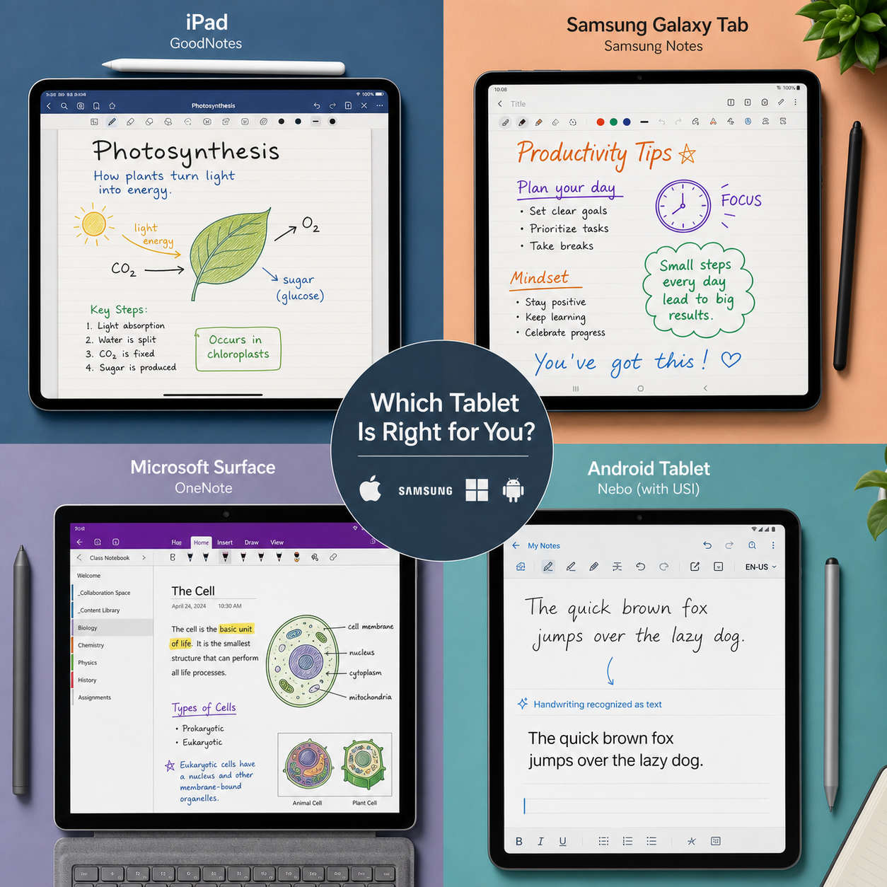 Best Note-Taking App with Stylus in 2026: Pick by Platform (iPad, Android, Windows)