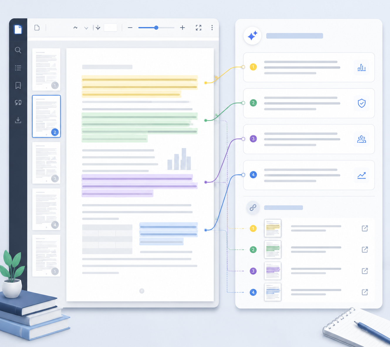 AI PDF Summarizers with Citations: A Comparison by Citation Type