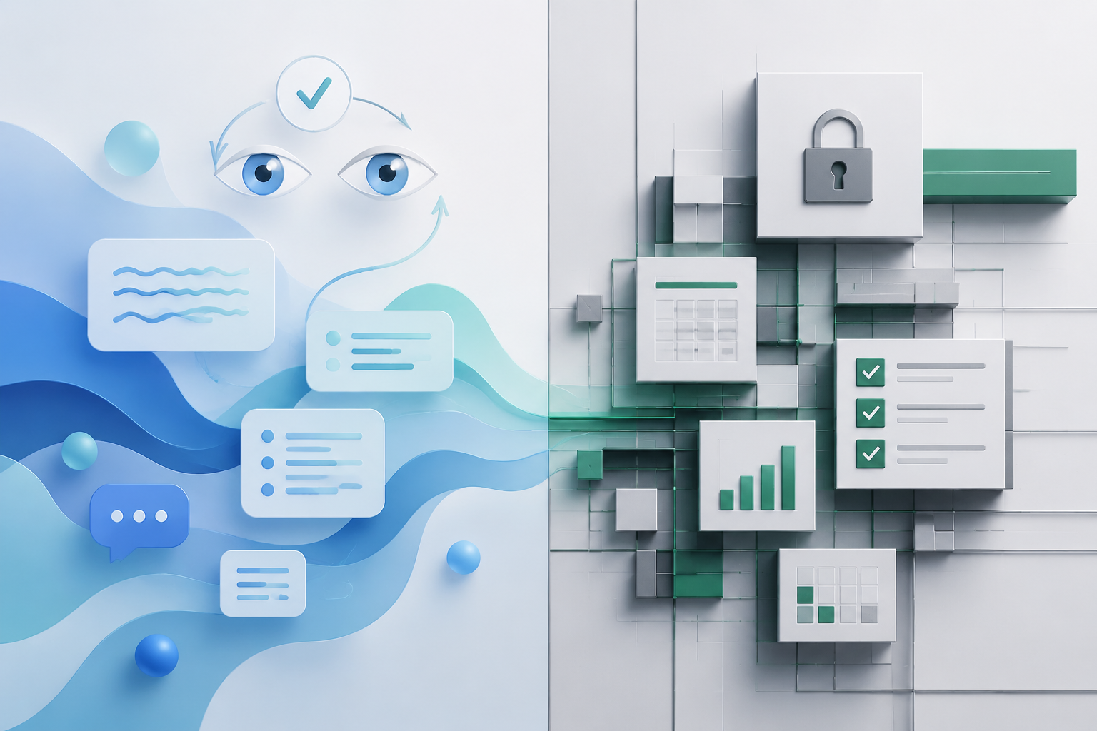 AI agents for language workflows contrasted with deterministic automation for precision workflows