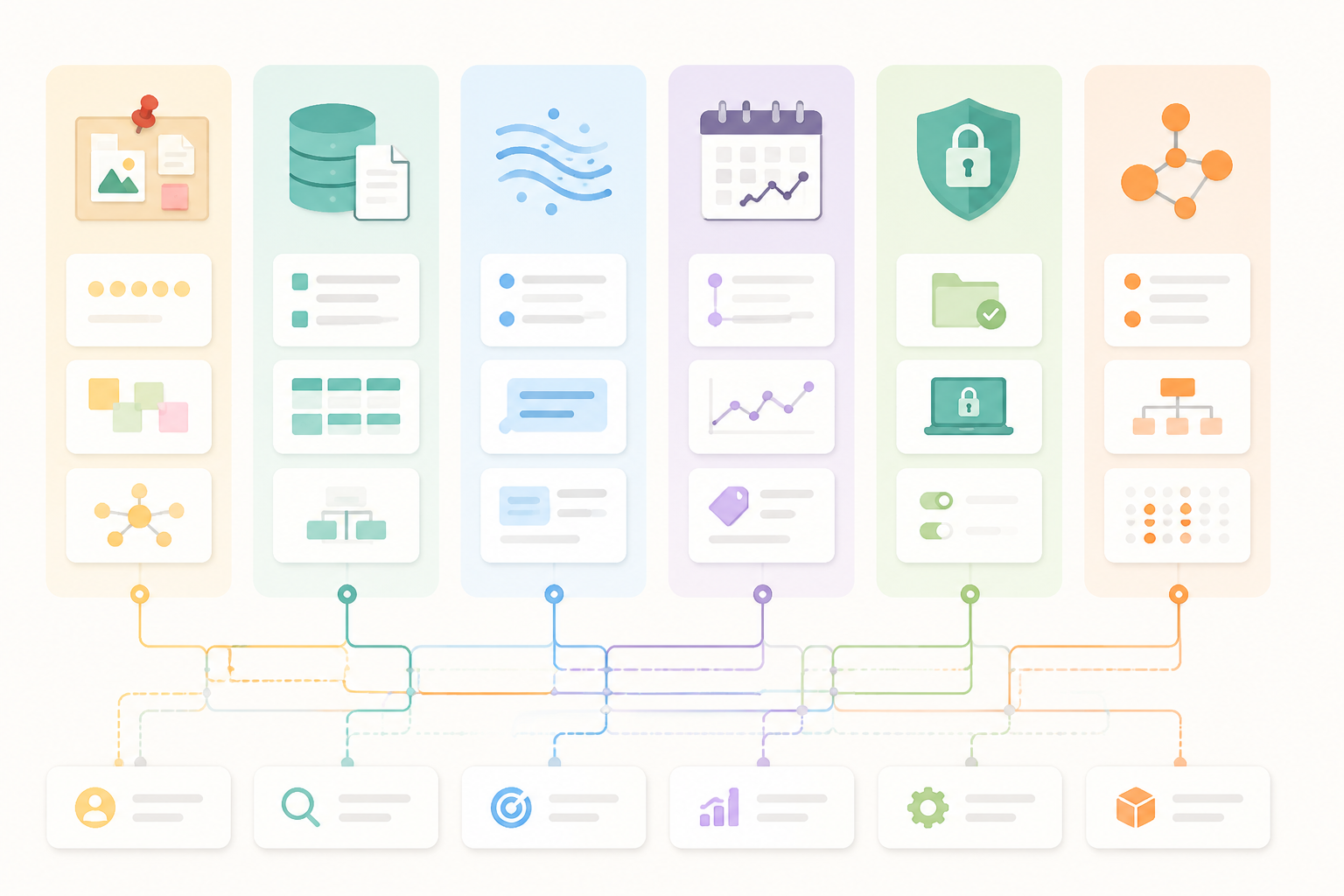 Six architectural lanes for choosing an AI knowledge management tool