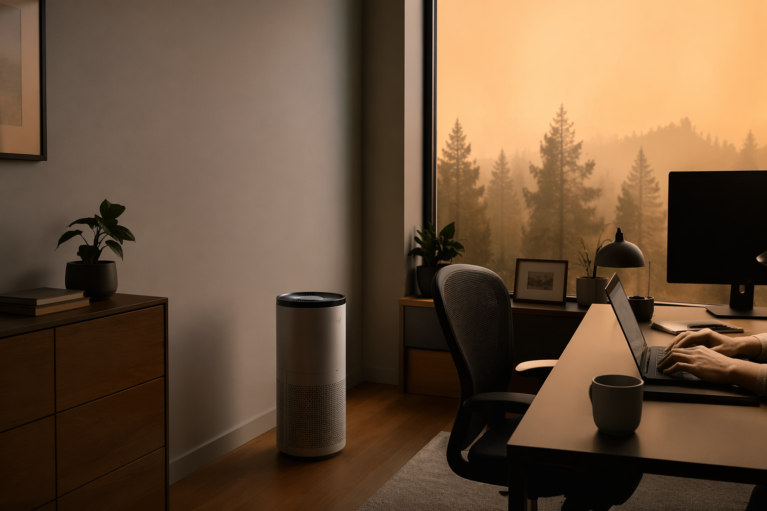 Protect Your Home Office from Wildfire Smoke and Stay Productive