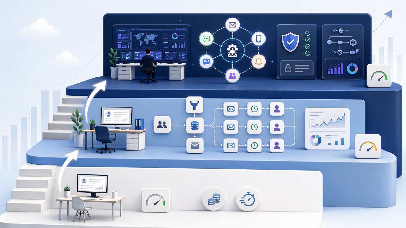 Marketing Automation Workflow by Company Stage: A Staged Comparison for Startups to Enterprises