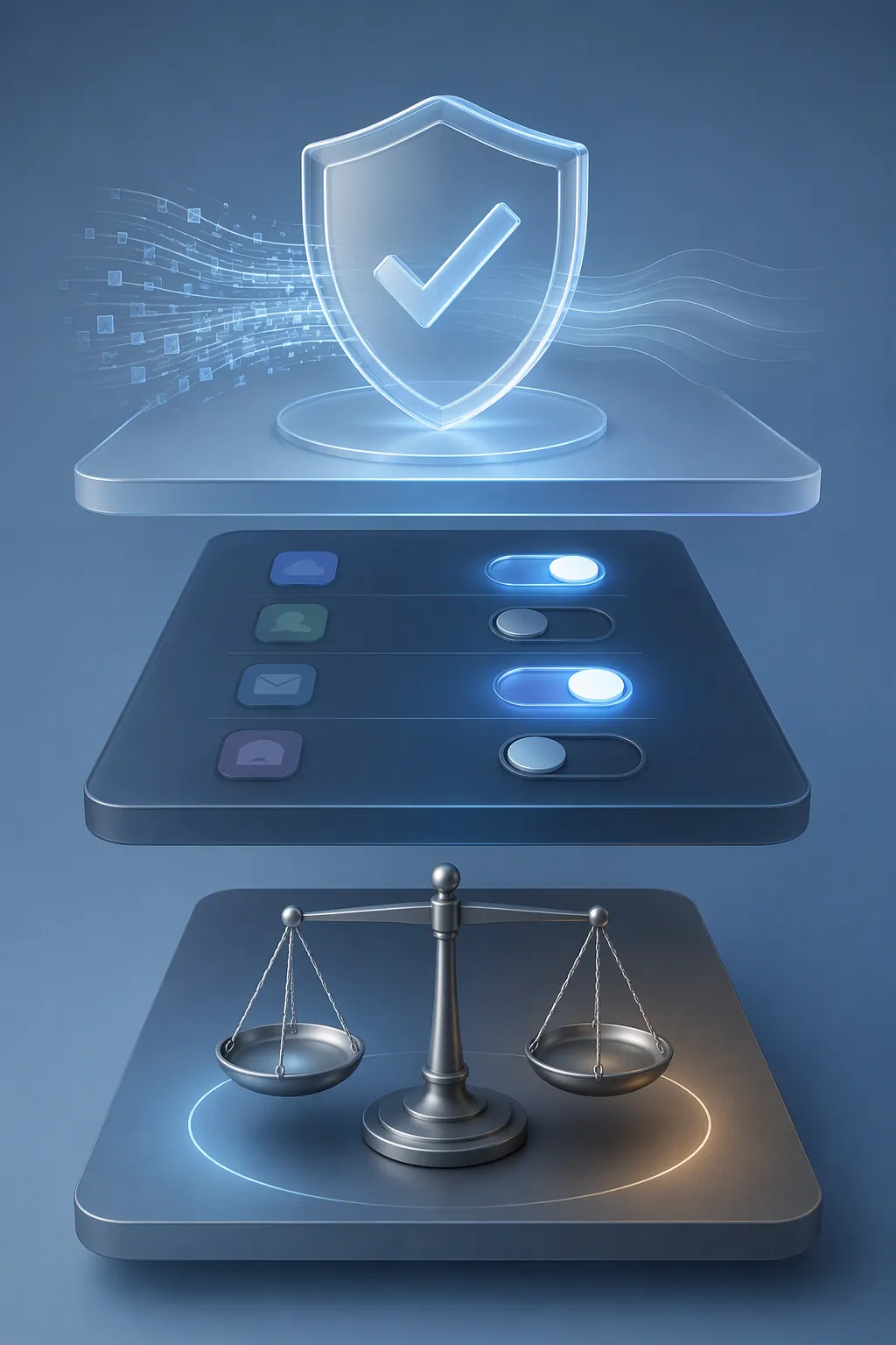 illustration of visual load reduction, background refresh tuning, and adaptive power mode