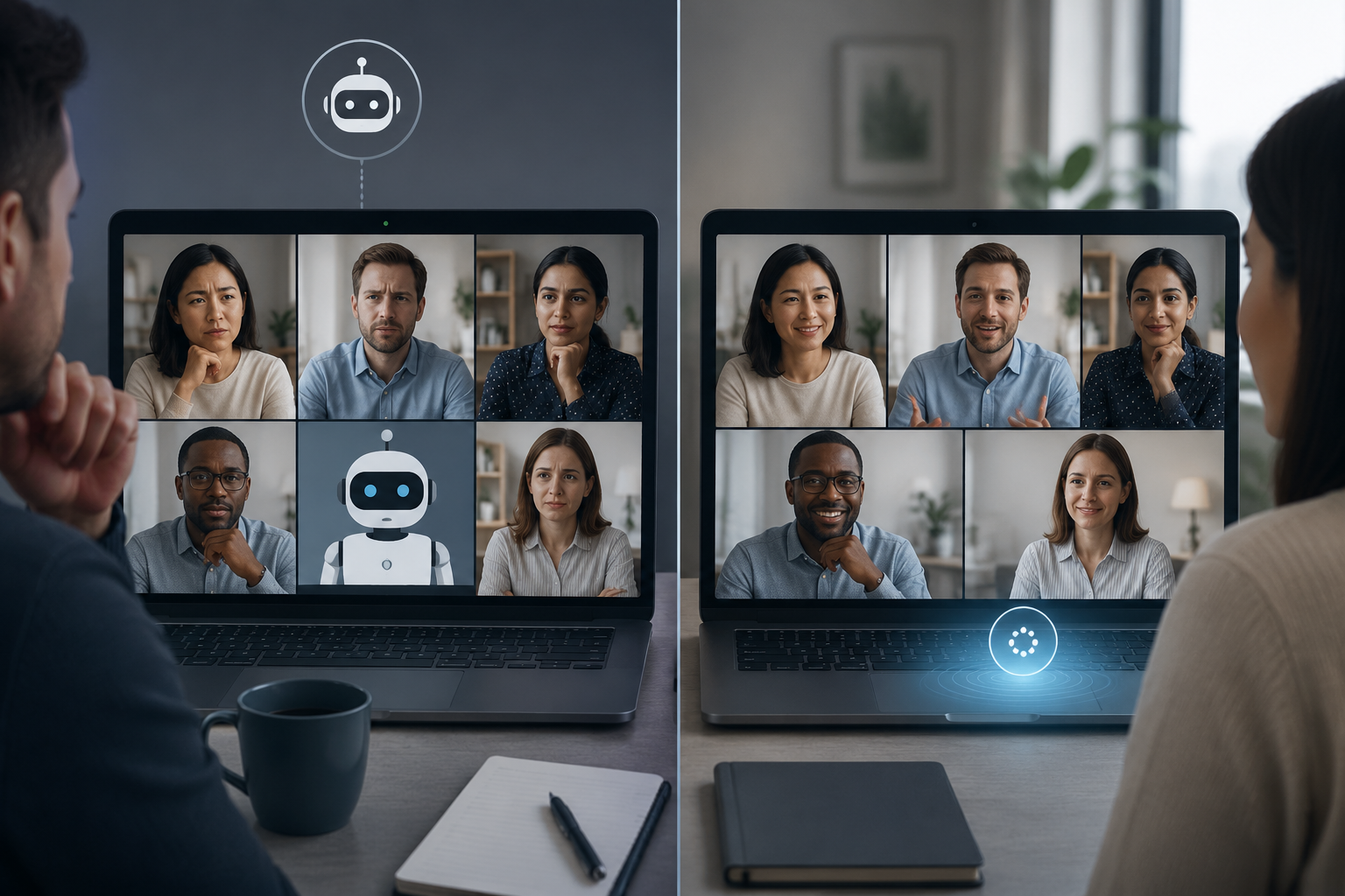 Bot-based meeting capture compared with bot-free local capture